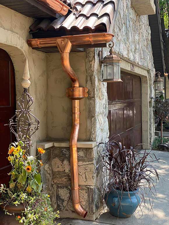 Copper Gutter Roof Replacement in Salt Lake City, Utah