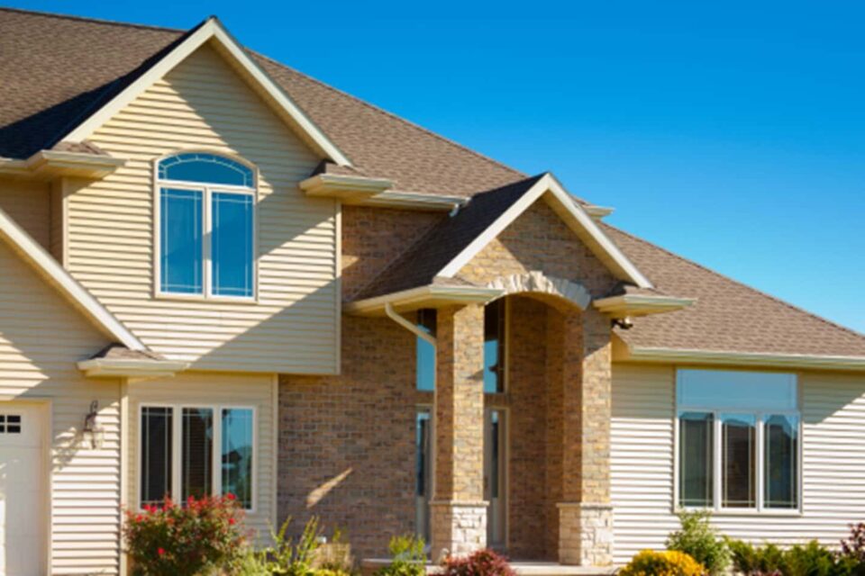 Professional vinyl siding installation on a residential home in Salt Lake City, UT